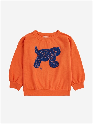 Bobo Choses Big Cat Sweatshirt Orange